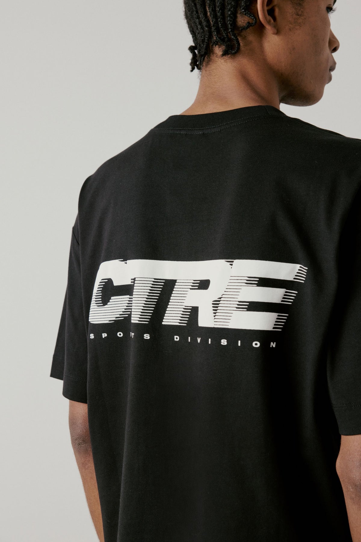 RETRO SPORT CTRE GRAPHIC T-SHIRT - BLACK