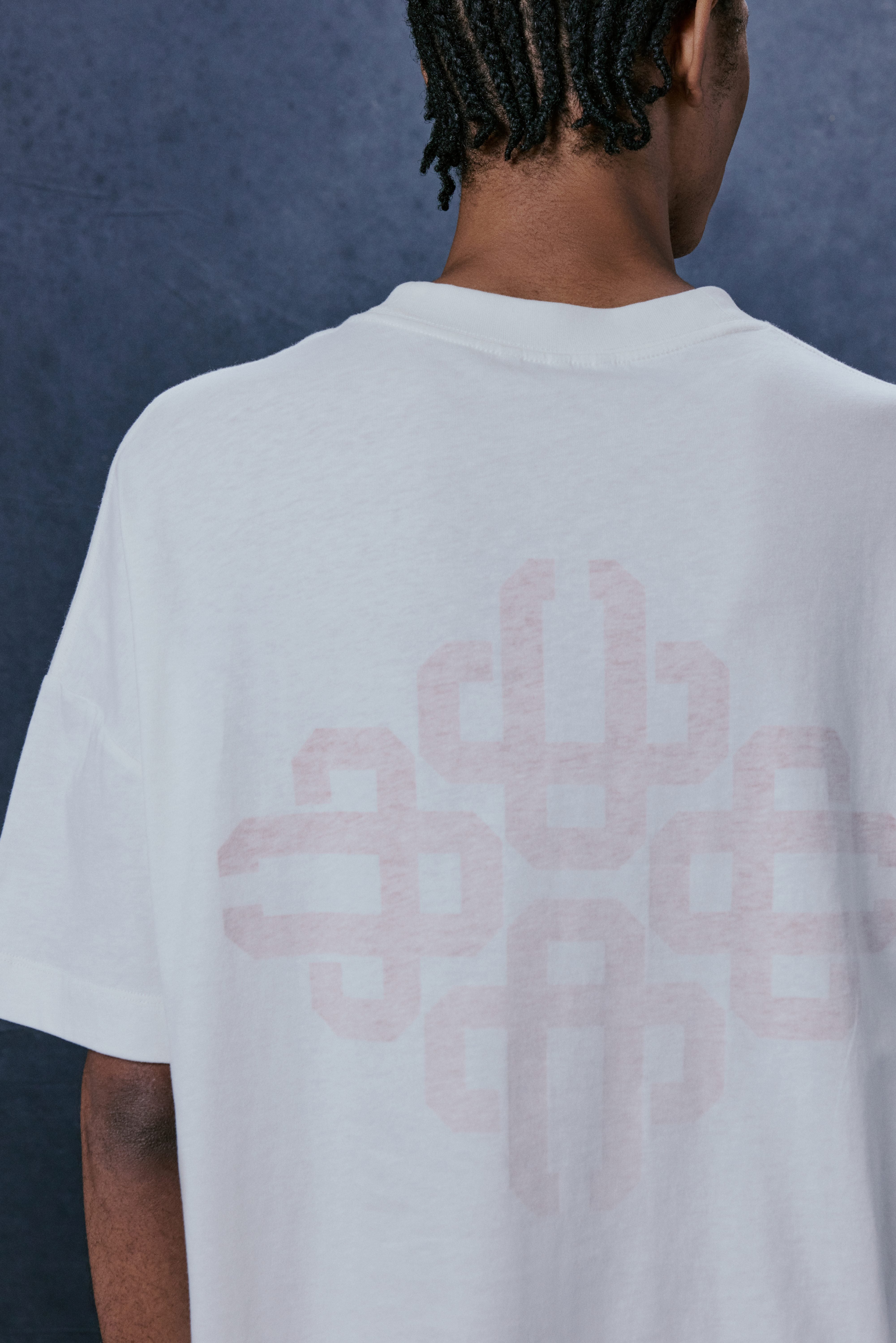 EMBLEM REVERSE PRINT T-SHIRT - RED