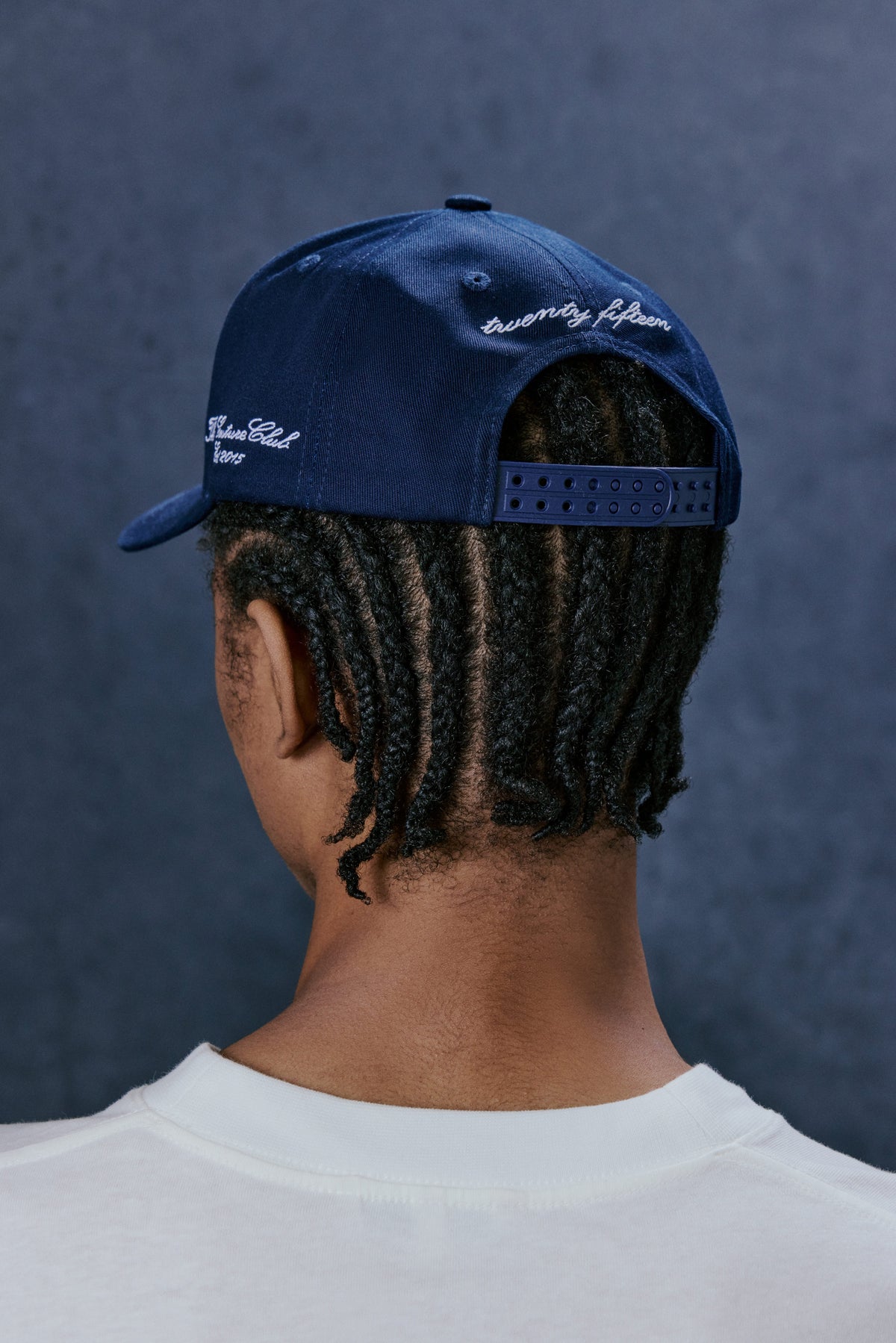 EMBLEM EMBROIDERY CAP - NAVY