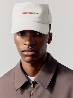 WASHED COPYRIGHT CAP - OFF WHITE