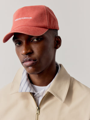 WASHED COPYRIGHT CAP - RED