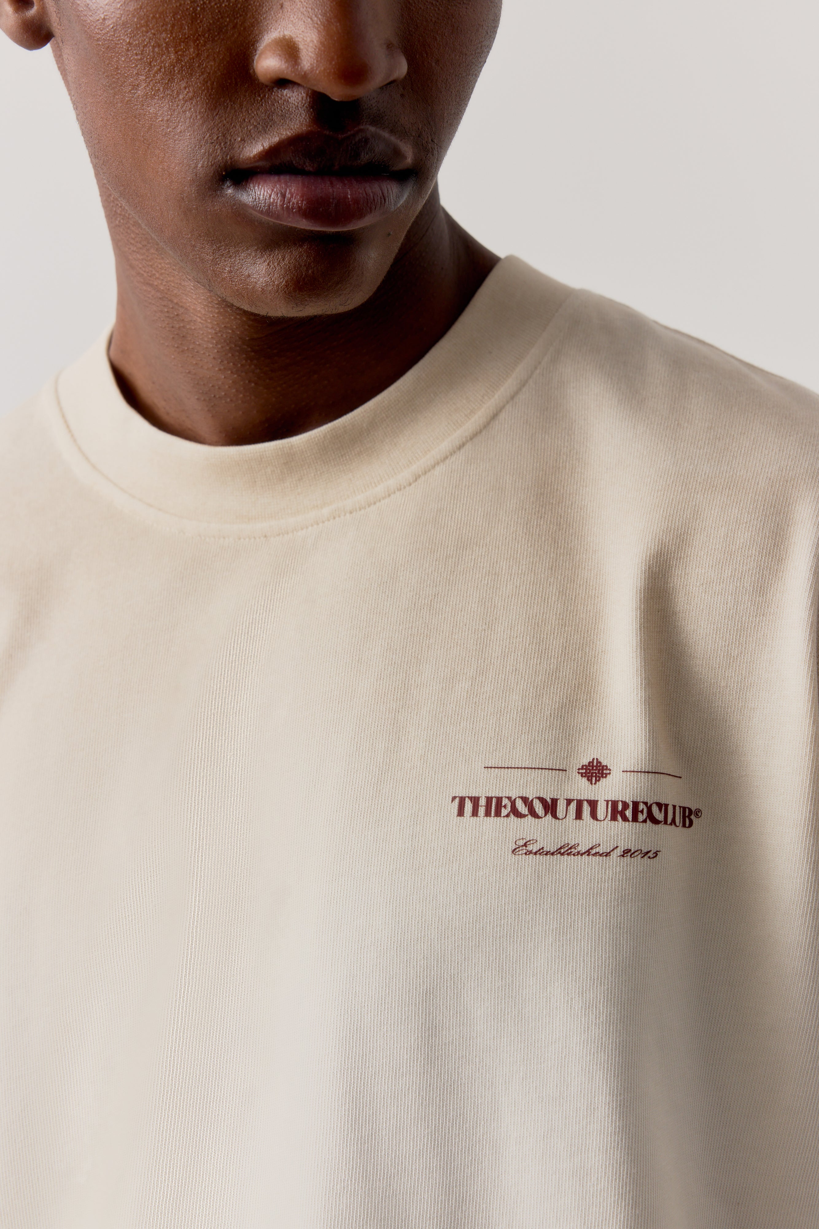 SPRAY WASH COPYRIGHT MULTI GRAPHIC T-SHIRT - OFF WHITE