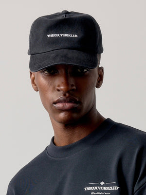 WASHED COPYRIGHT CAP - BLACK