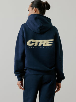RETRO SPORT CTRE GRAPHIC HOODIE - NAVY