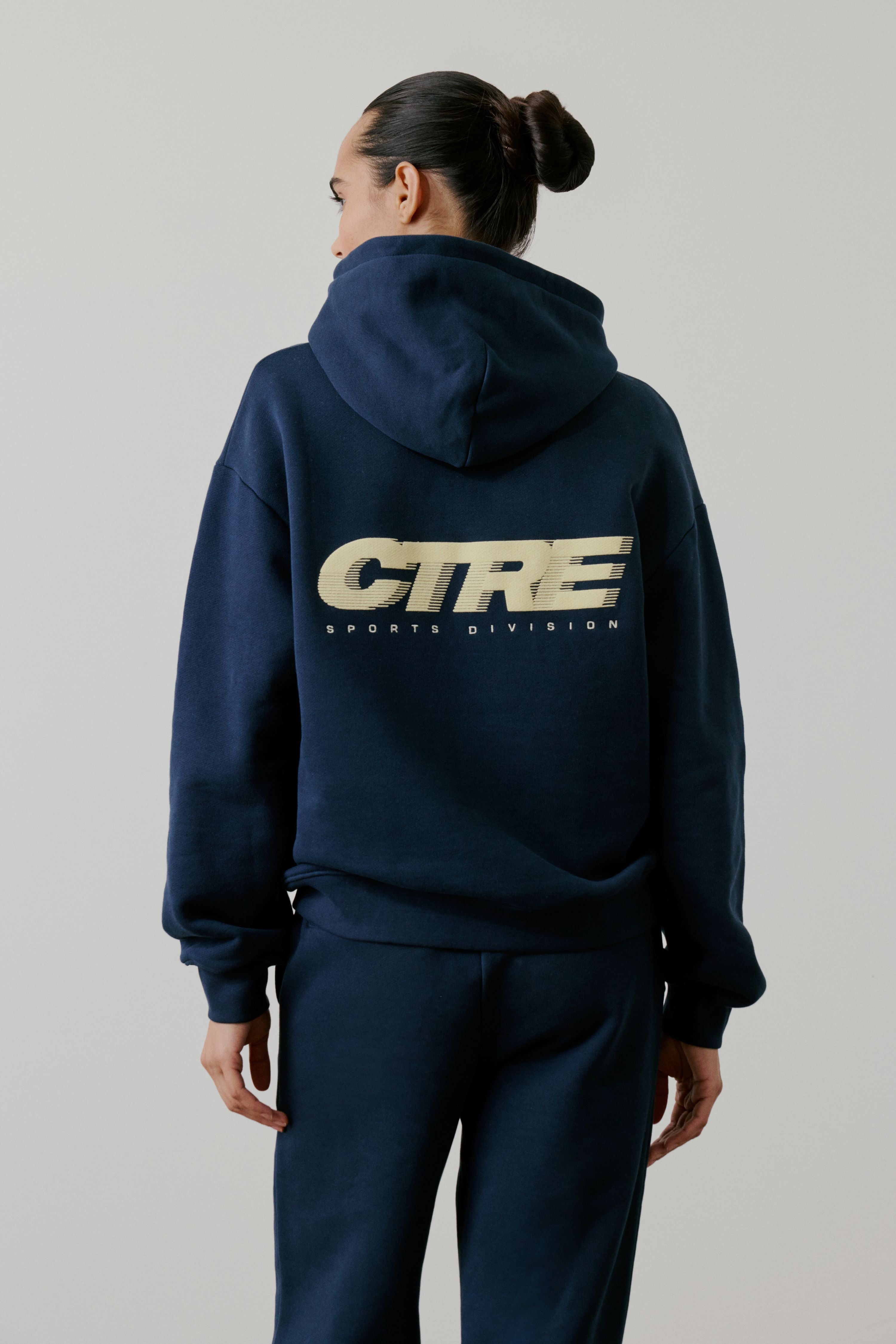 RETRO SPORT CTRE GRAPHIC HOODIE - NAVY