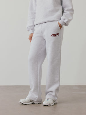 RETRO SPORT CTRE GRAPHIC JOGGERS - GREY MARL