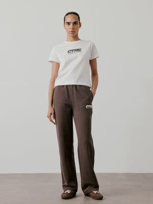 RETRO SPORT CTRE GRAPHIC BABY TEE - OFF WHITE