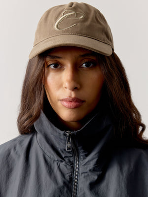 C SCRIPT CAP - KHAKI