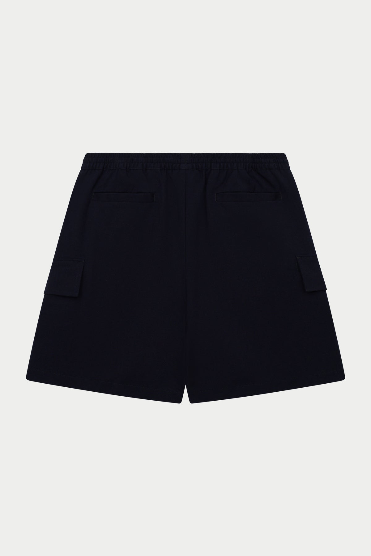 WIDE LEG SIDE POCKET SHORTS - NAVY