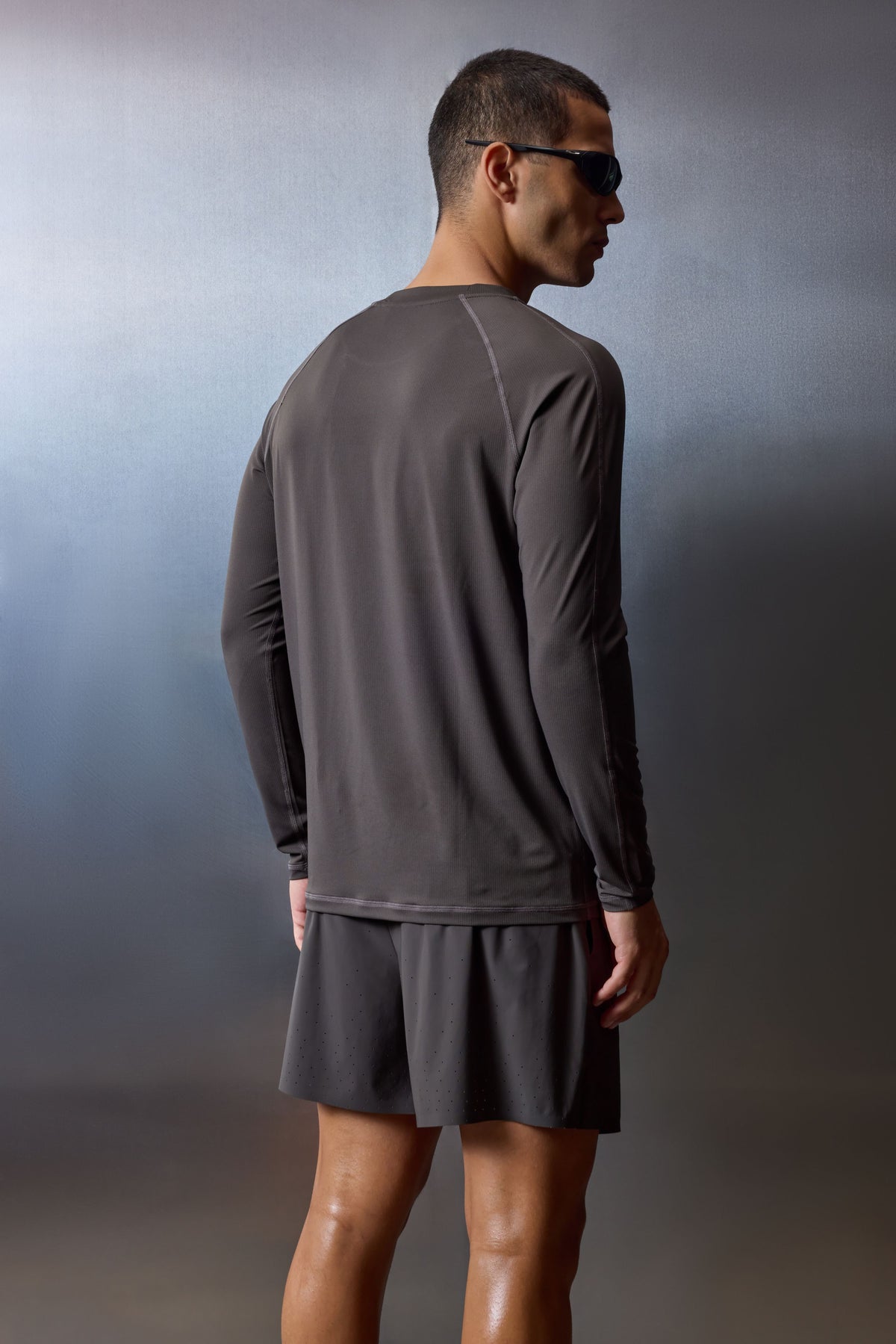 LONG SLEEVE TRAINING TOP - CHARCOAL