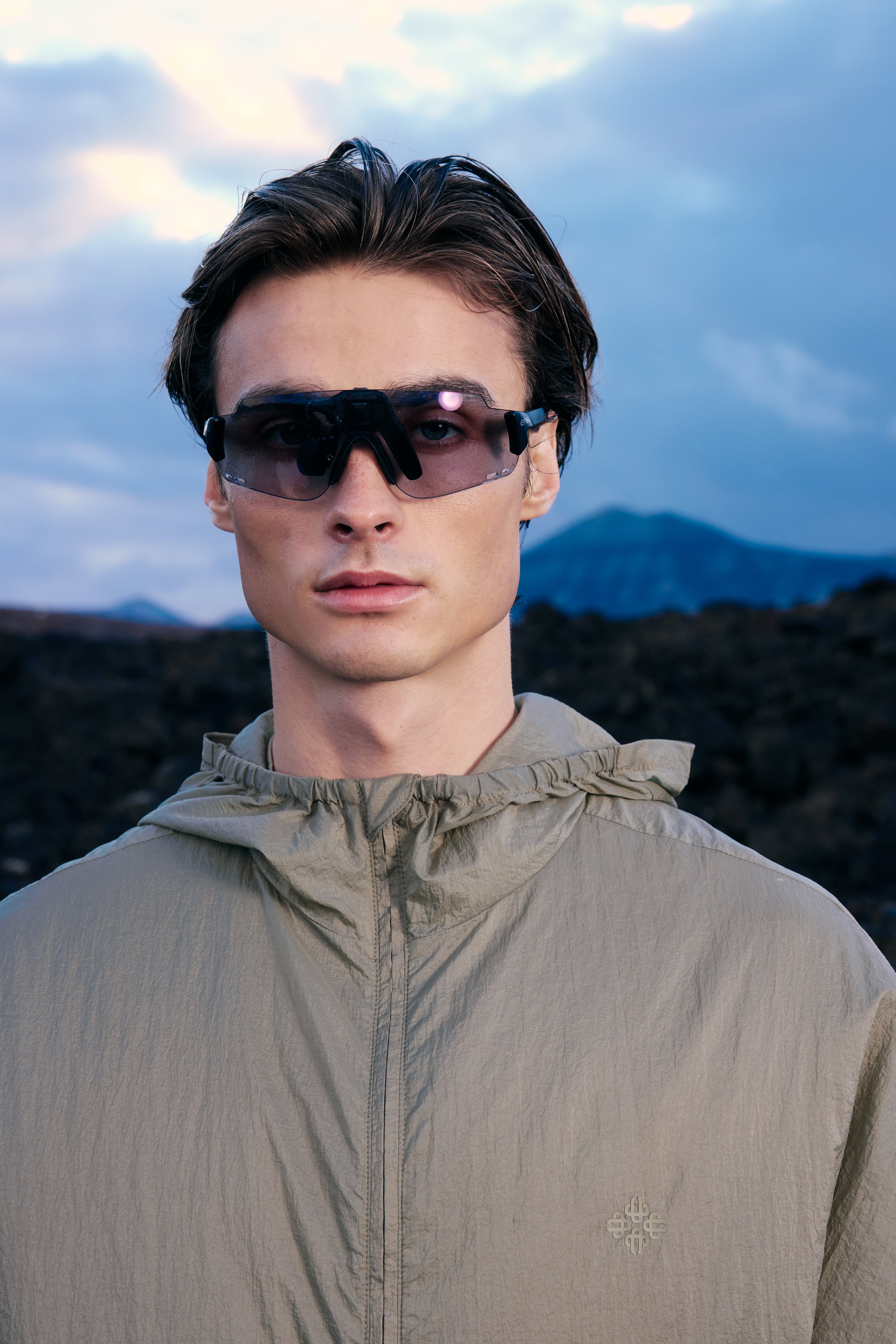 TRANSLUCENT WINDBREAKER - KHAKI