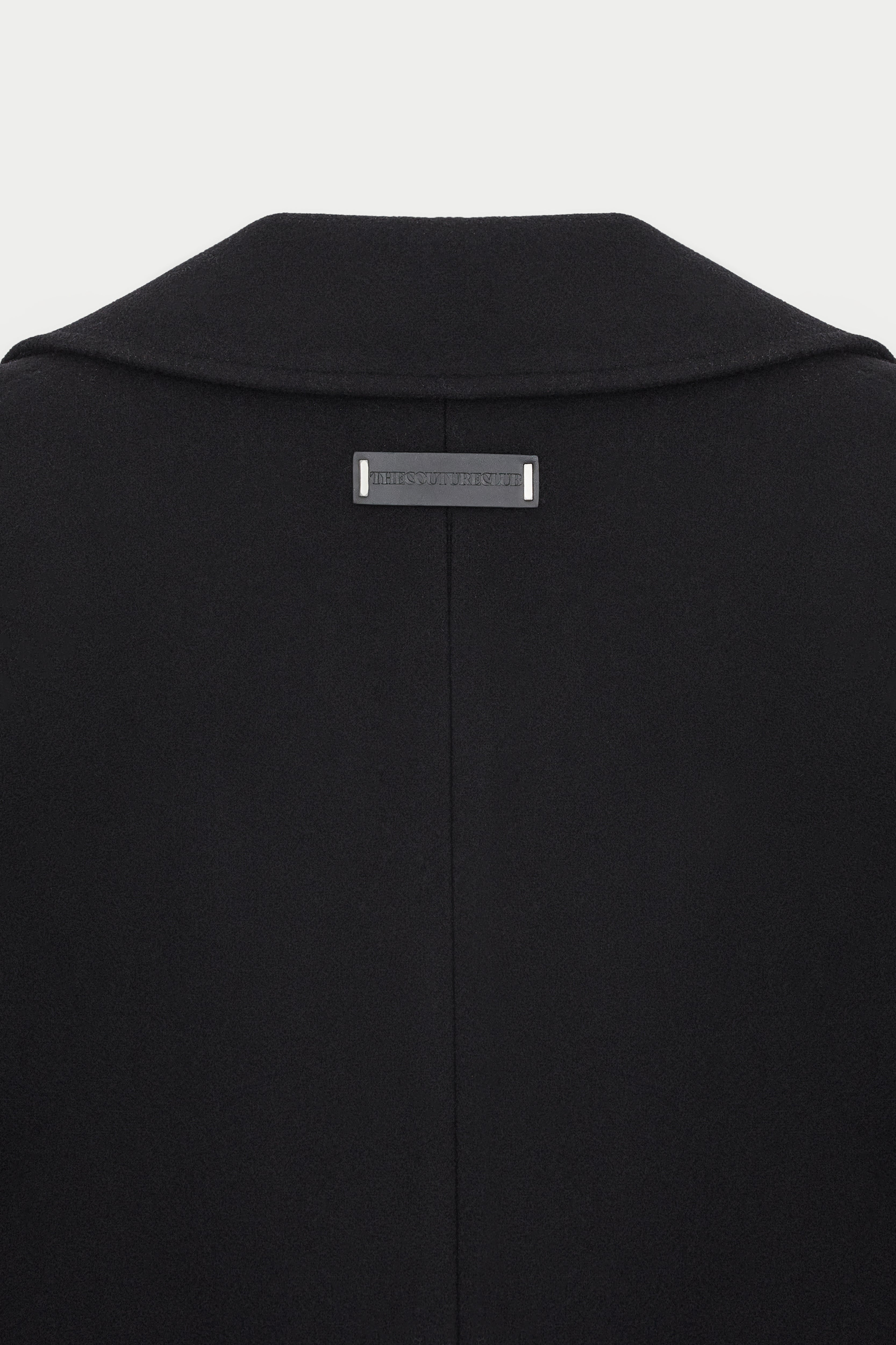 LONGLINE OVERCOAT - BLACK