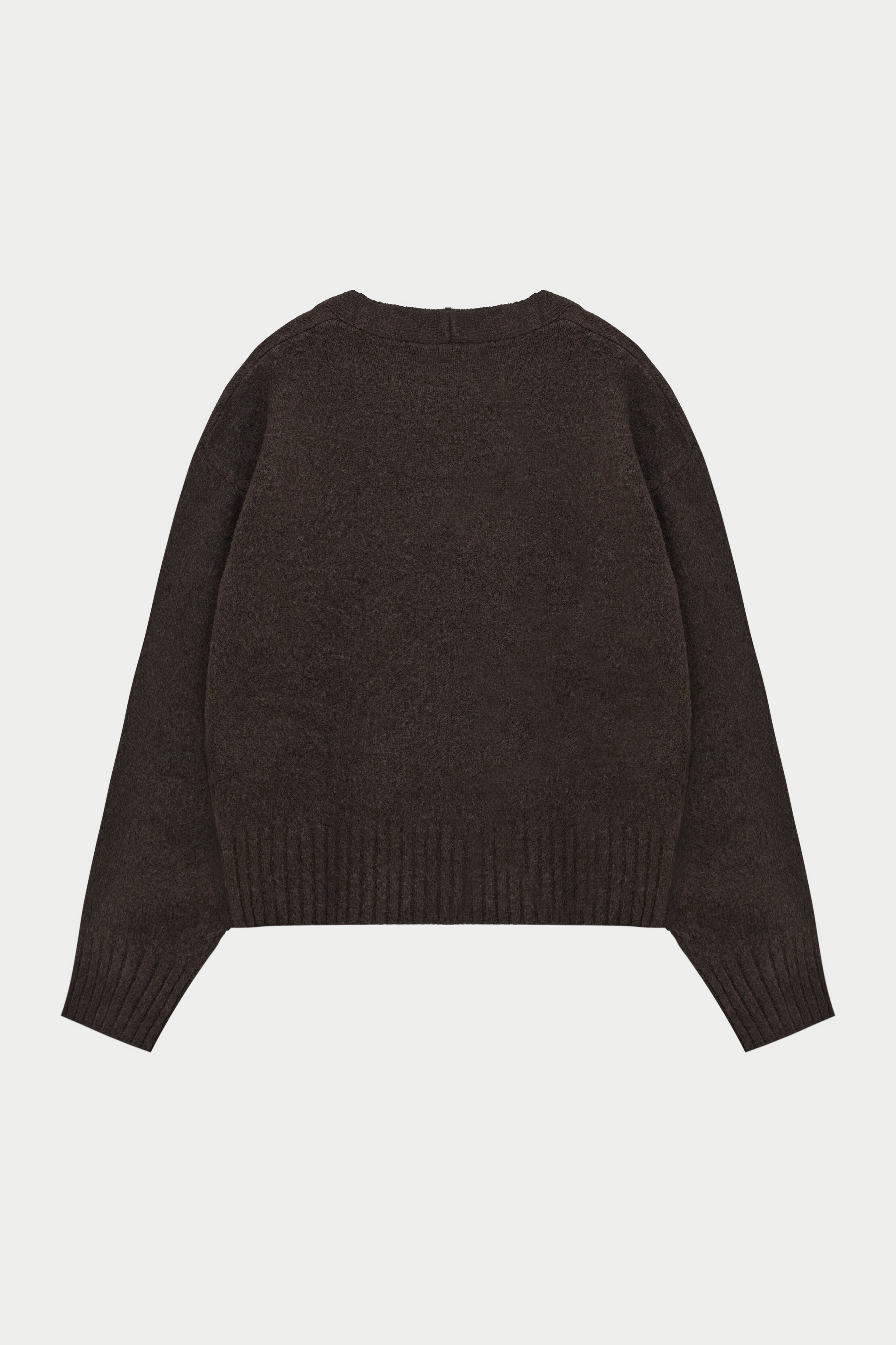 Double Burgundy Emblem Cardigan