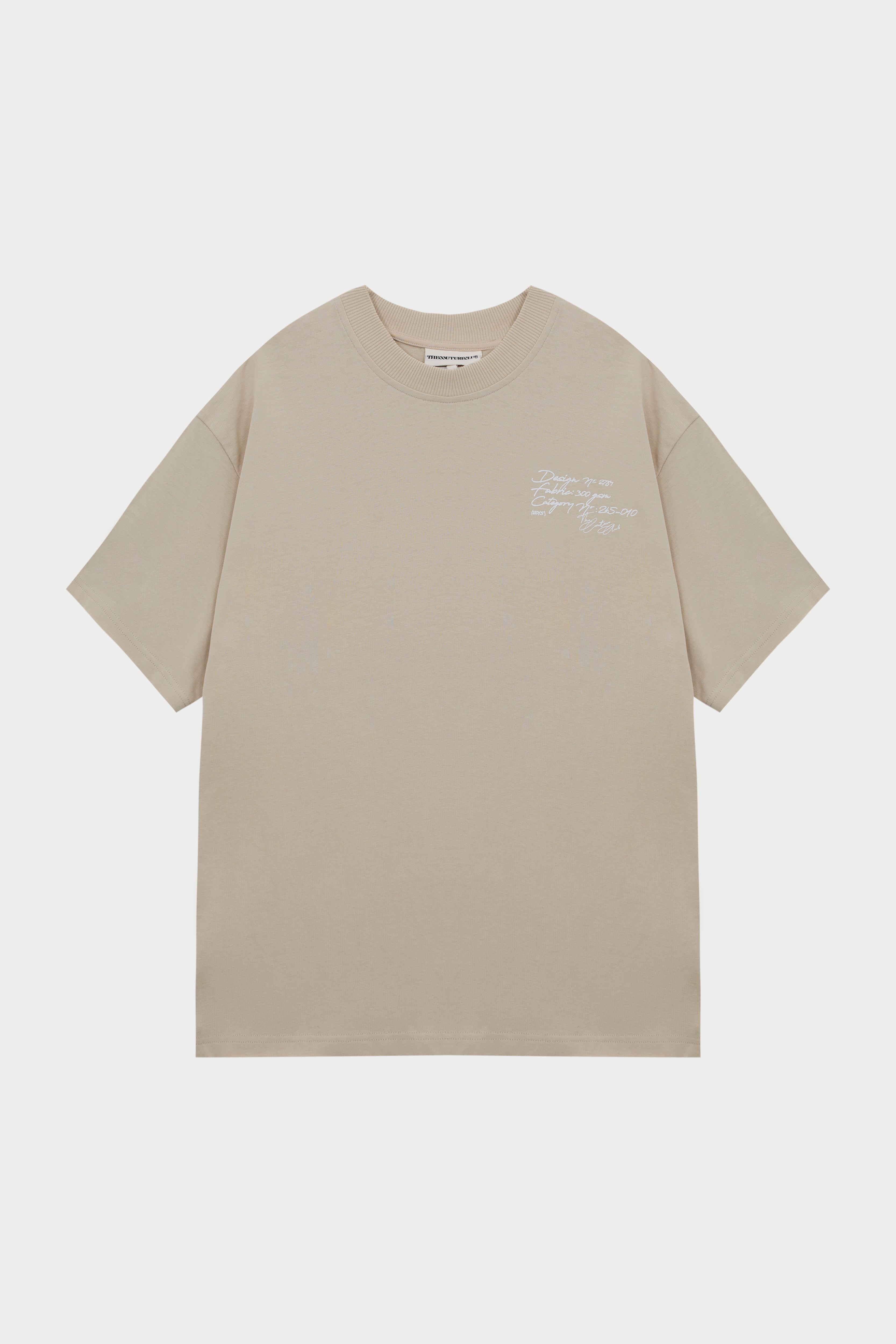DISPLAY USE ONLY RELAXED T-SHIRT - BEIGE