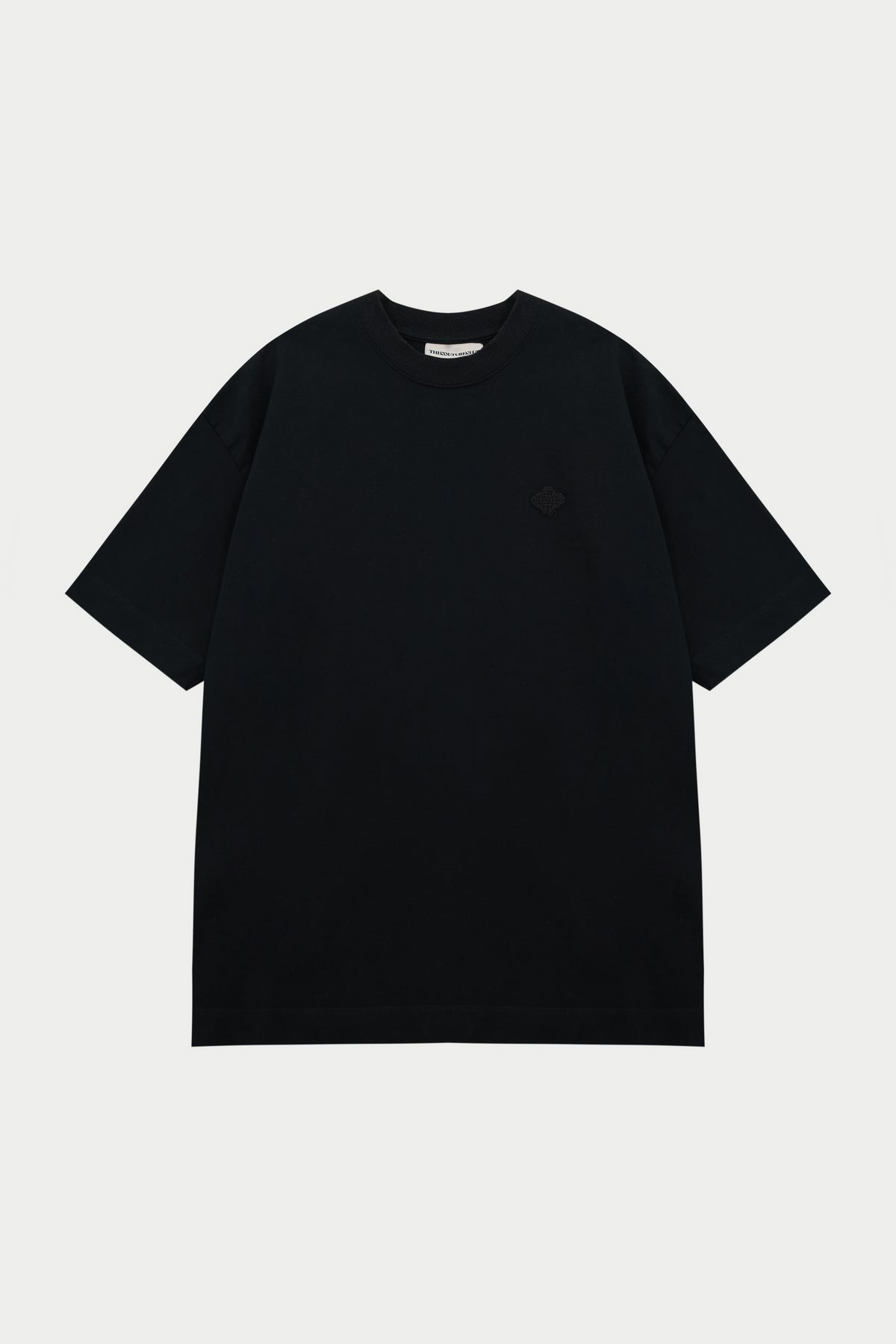 Tonal Emblem Relaxed T-Shirt - Black