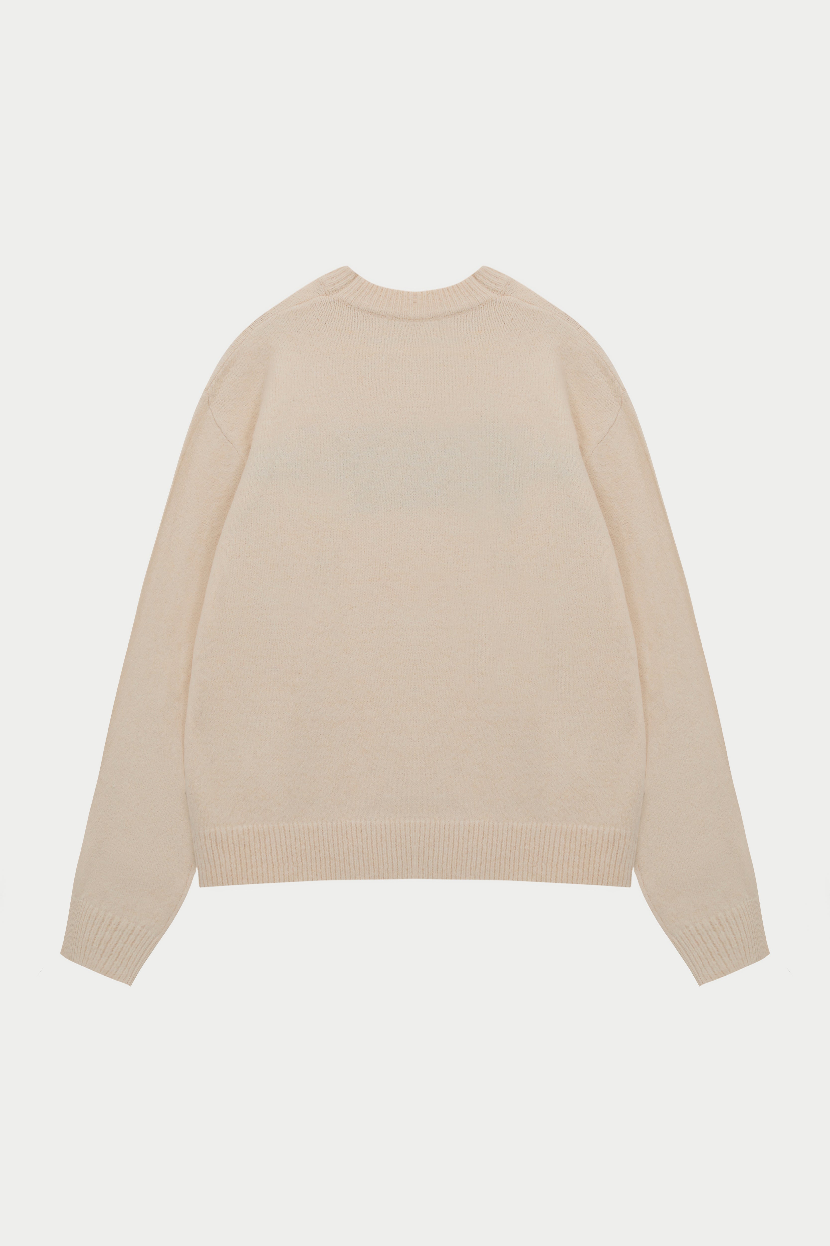 CTRE KNITTED SWEATSHIRT - OFF WHITE