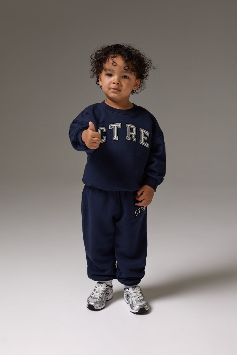 KIDS CTRE SWEATSHIRT - NAVY – The Couture Club