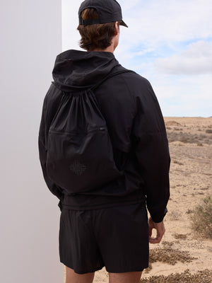 TRANSLUCENT RACING BAG - BLACK