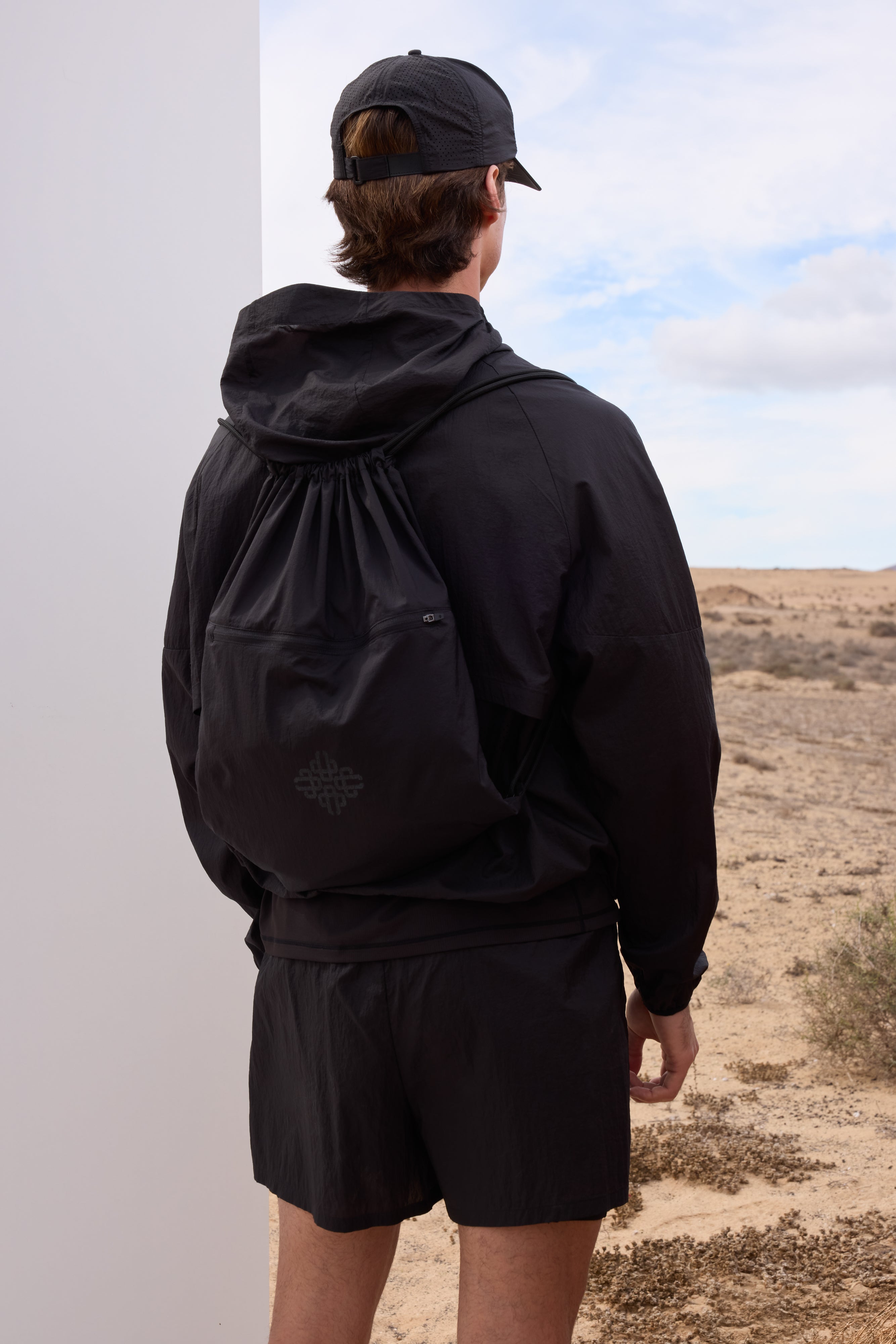 TRANSLUCENT RACING BAG - BLACK