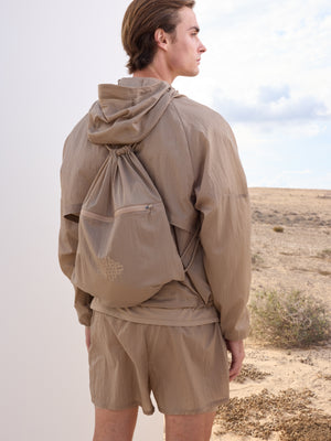 TRANSPARENT RACING BAG - SAND