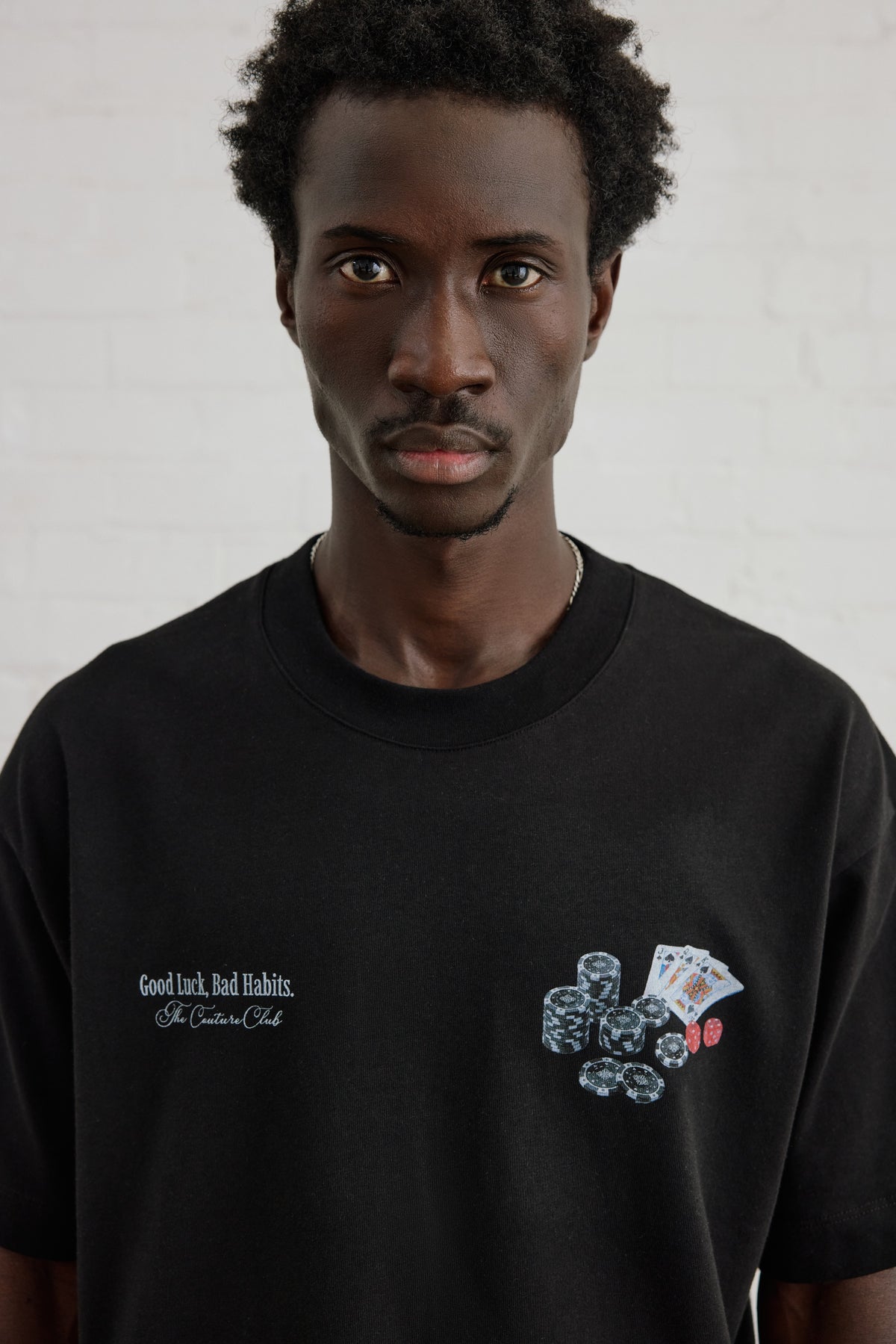 BAD HABITS GRAPHIC T-SHIRT - BLACK