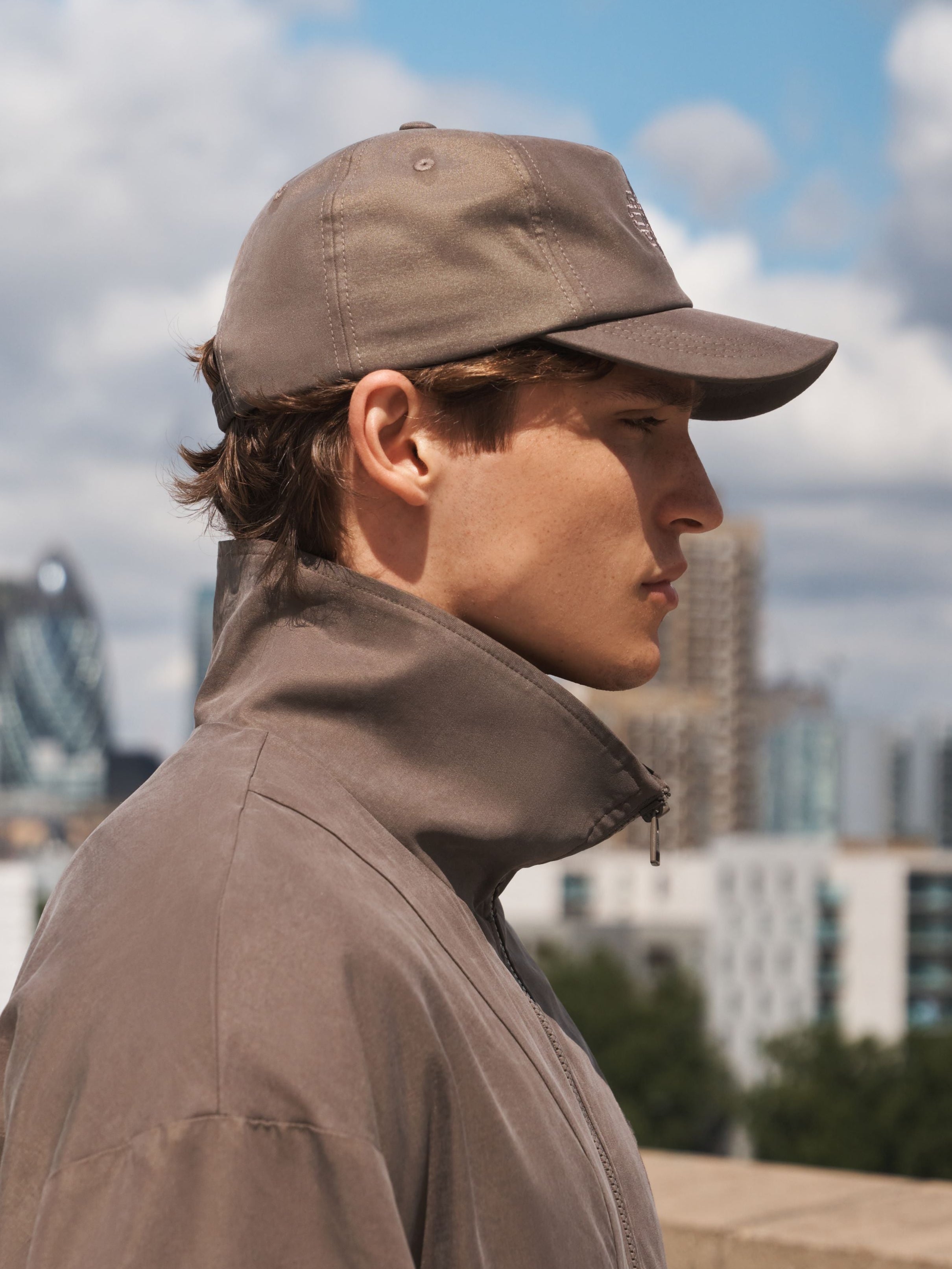 CUPRO CAP - BROWN