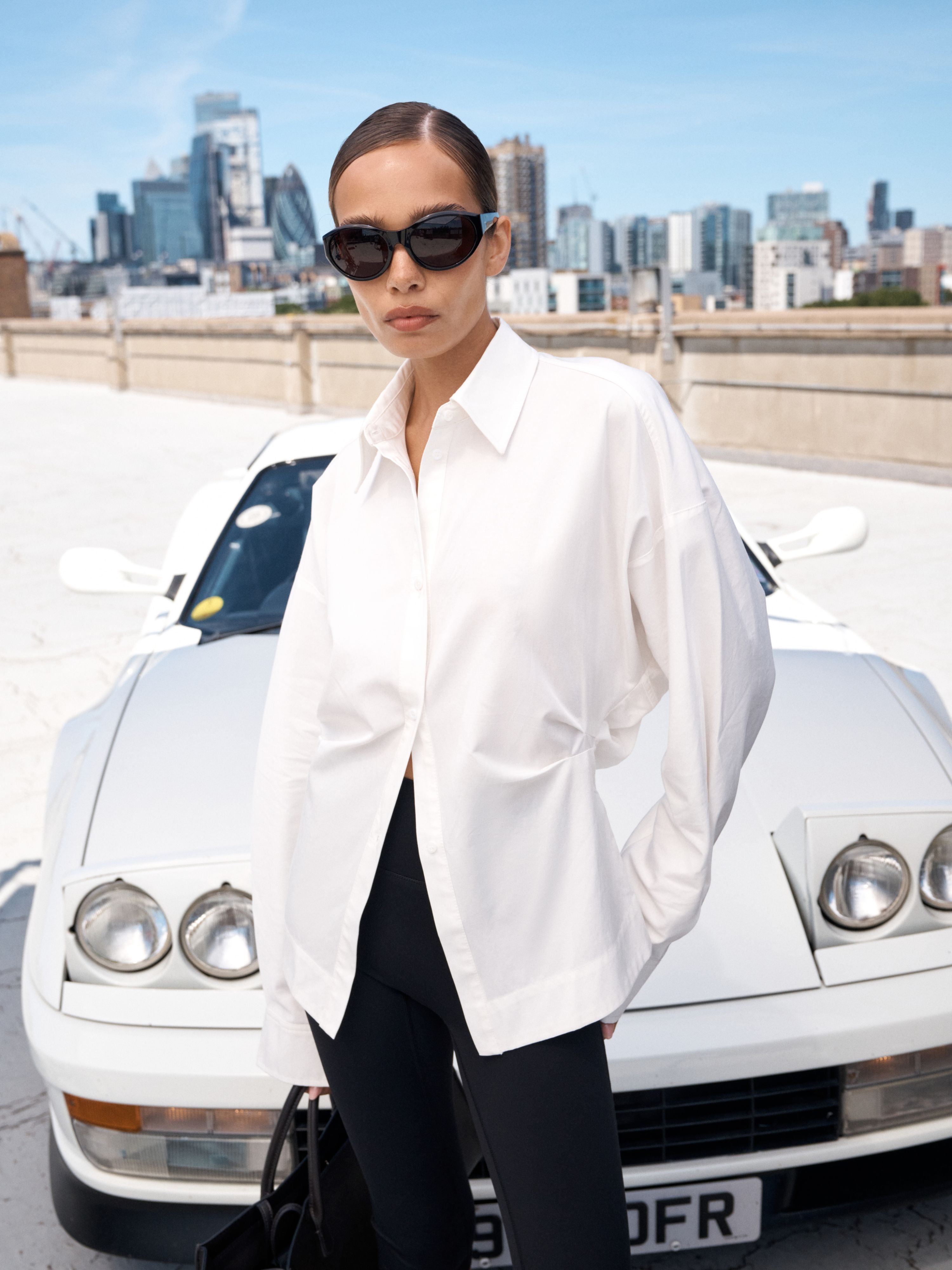 CONTOUR SEAM SHIRT - WHITE