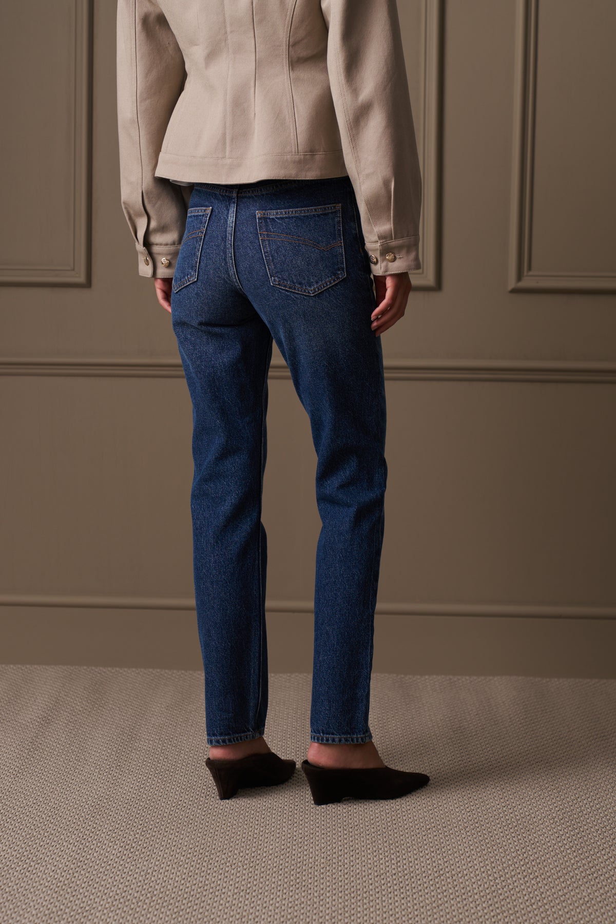 CIGARETTE JEANS - DARK WASH