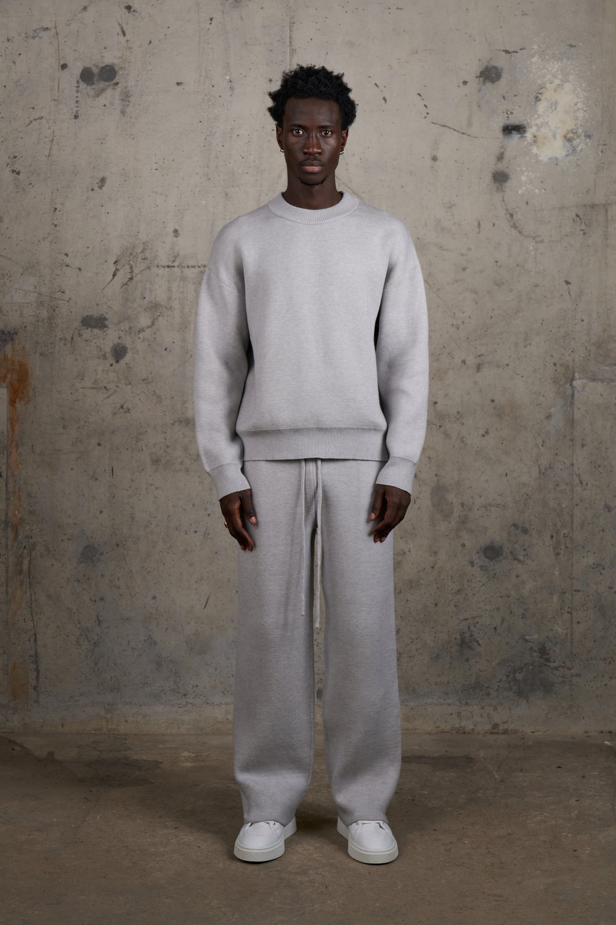 COMPACT KNIT COPYRIGHT JOGGERS - GREY