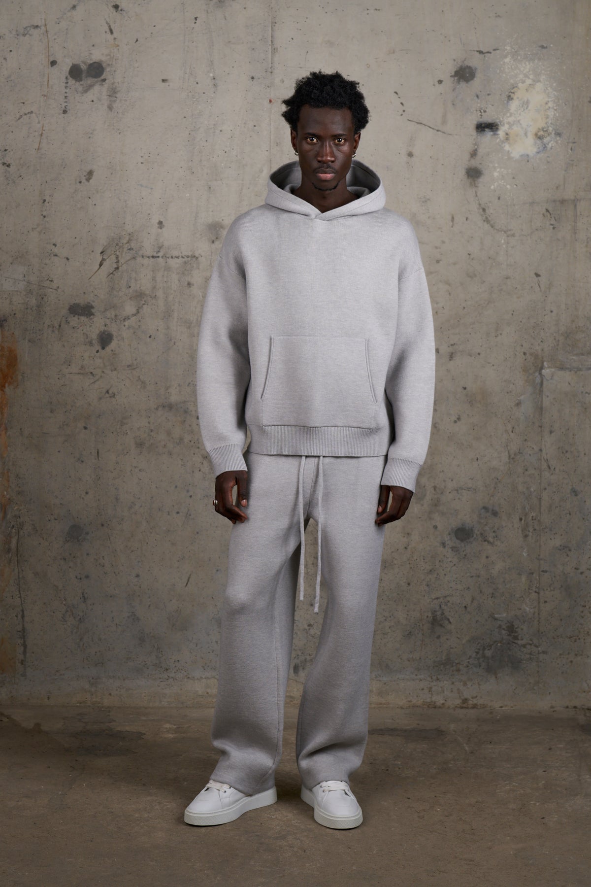 COMPACT KNIT COPYRIGHT JOGGERS - GREY