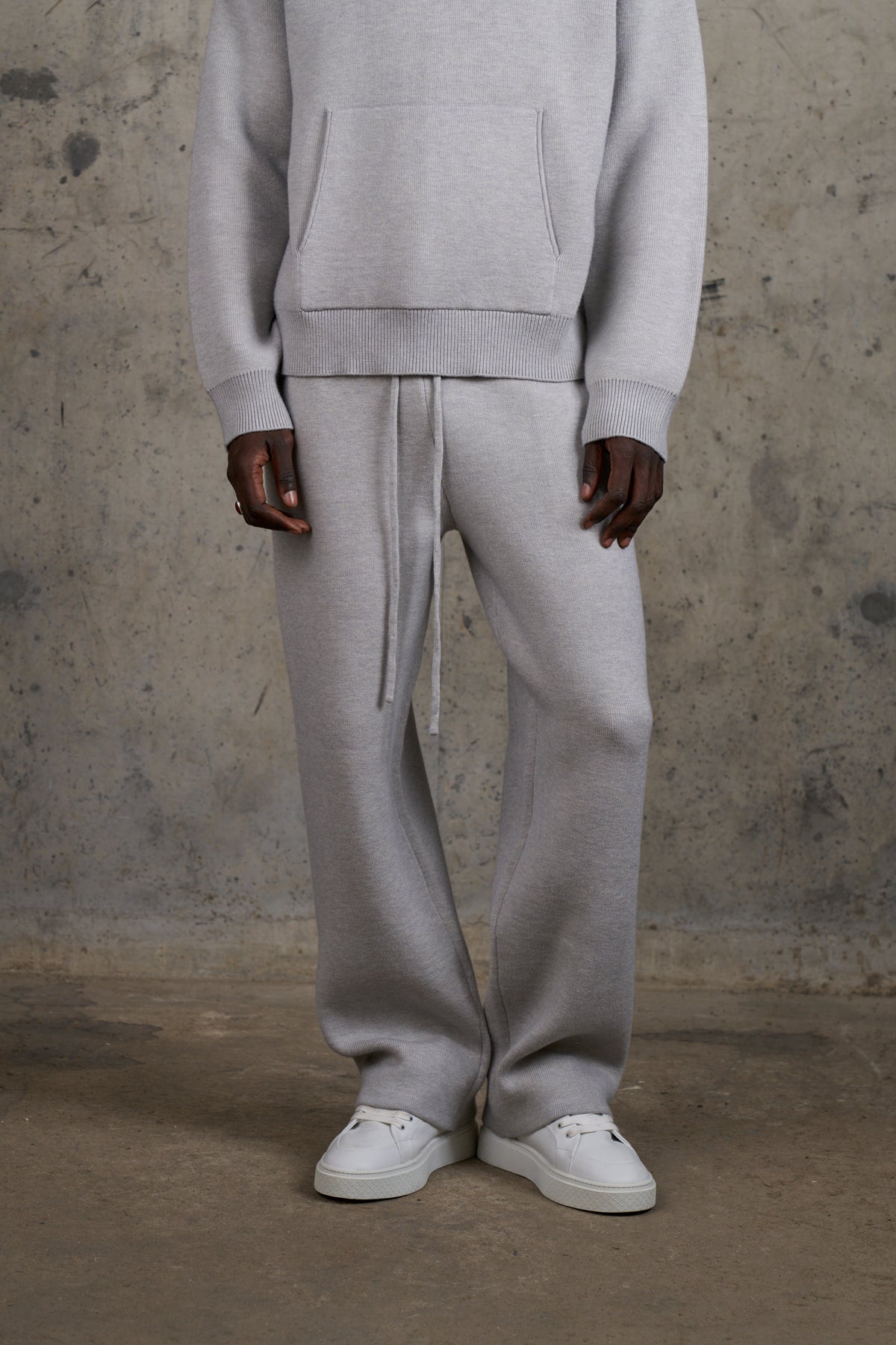 COMPACT KNIT COPYRIGHT JOGGERS - GREY