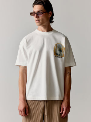 LAKE COMO GRAPHIC T-SHIRT - OFF WHITE