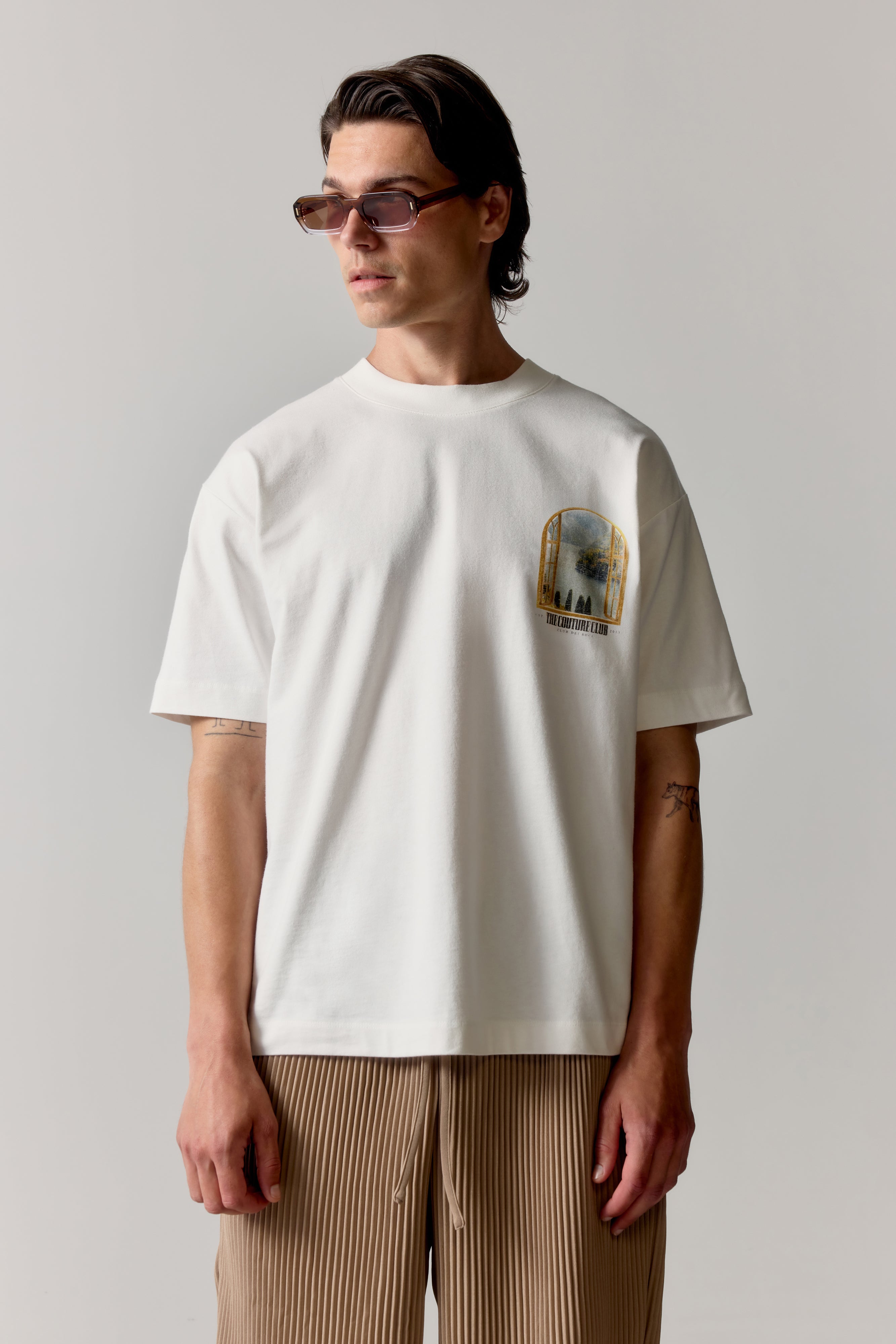 LAKE COMO GRAPHIC T-SHIRT - OFF WHITE