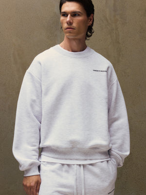 COPYRIGHT RELAXED CREW - GREY MARL