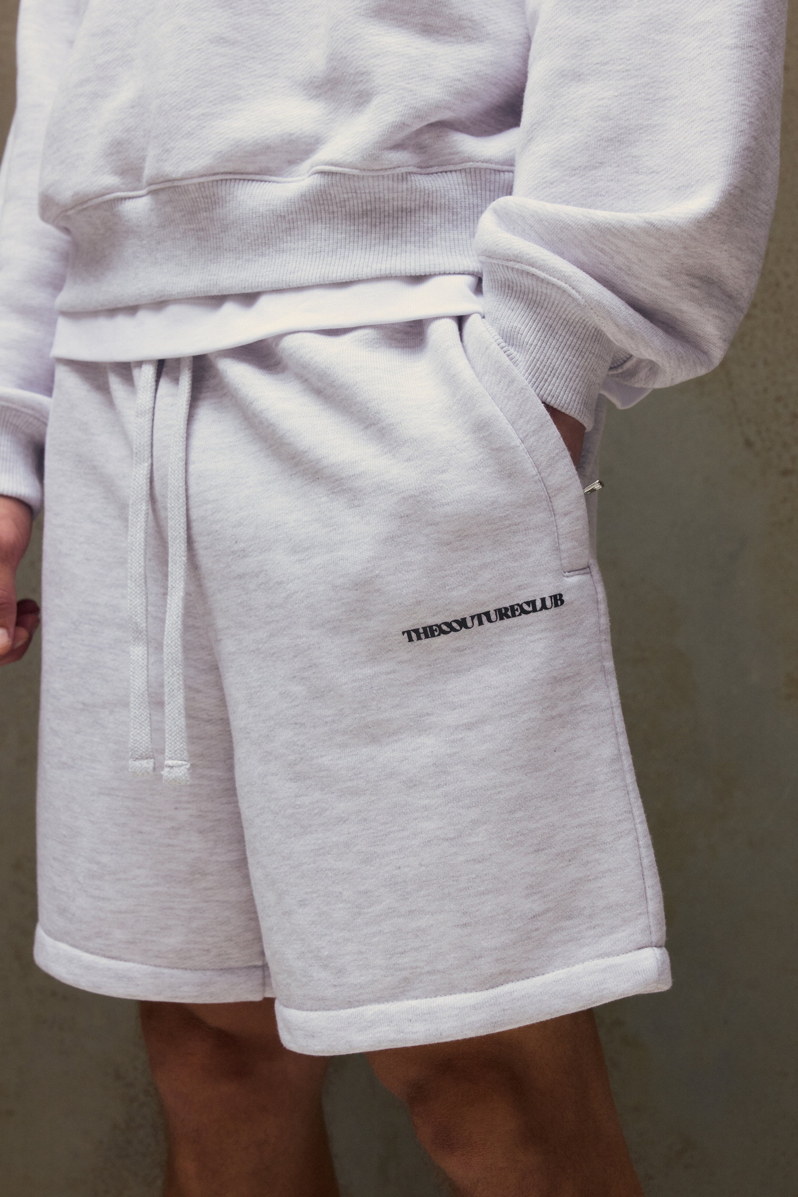 COPYRIGHT SHORTS - GREY MARL