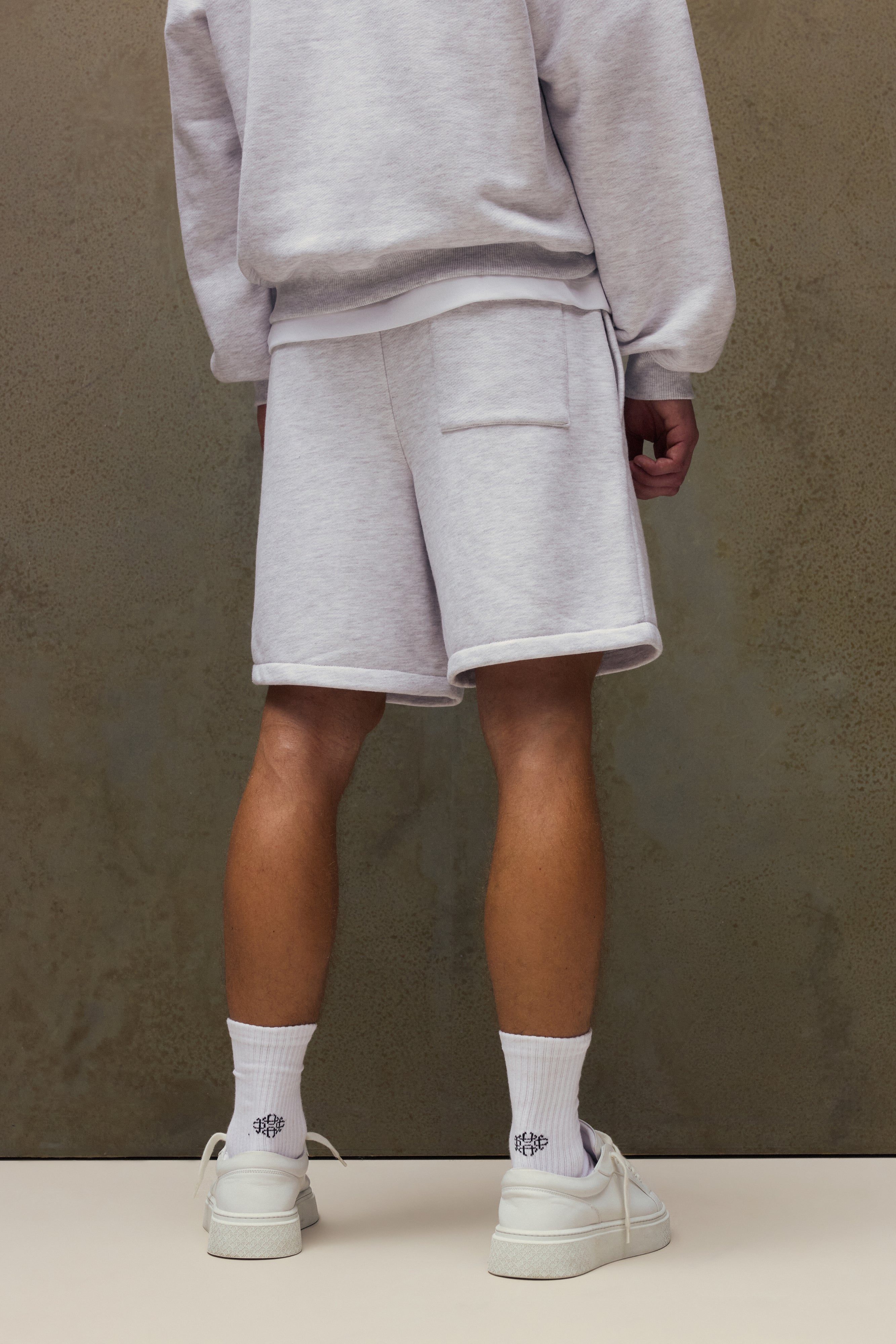 COPYRIGHT SHORTS - GREY MARL