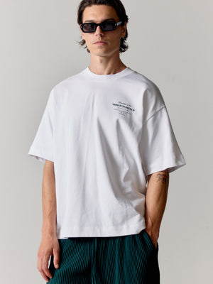 BEACH CLUB GRAPHIC T-SHIRT - WHITE GREEN