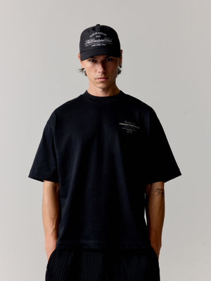 BEACH CLUB GRAPHIC T-SHIRT - BLACK