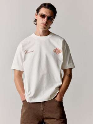 VINTAGE CANNES GRAPHIC T-SHIRT - OFF WHITE
