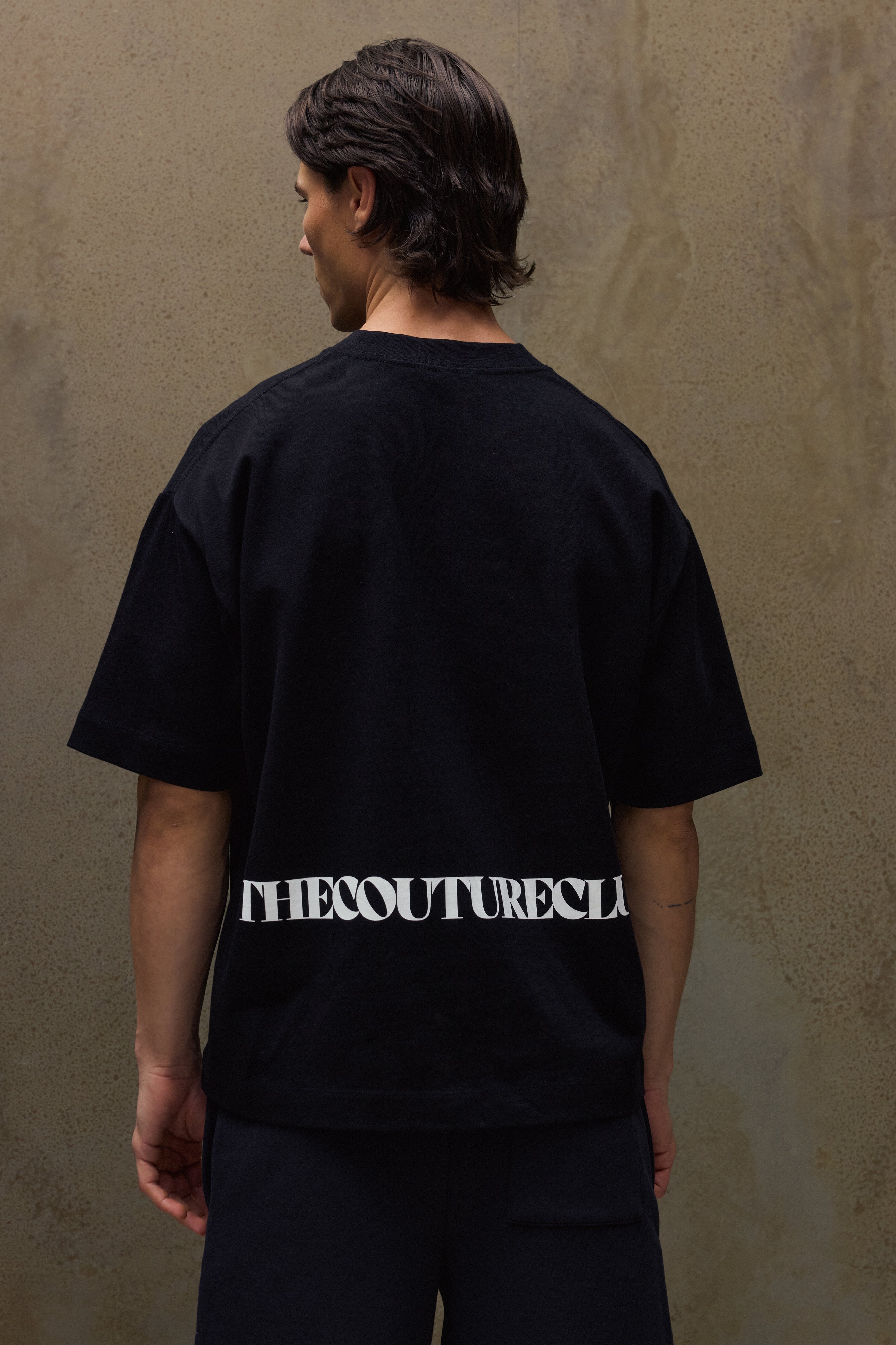 COPYRIGHT GRAPHIC PRINT T-SHIRT - BLACK