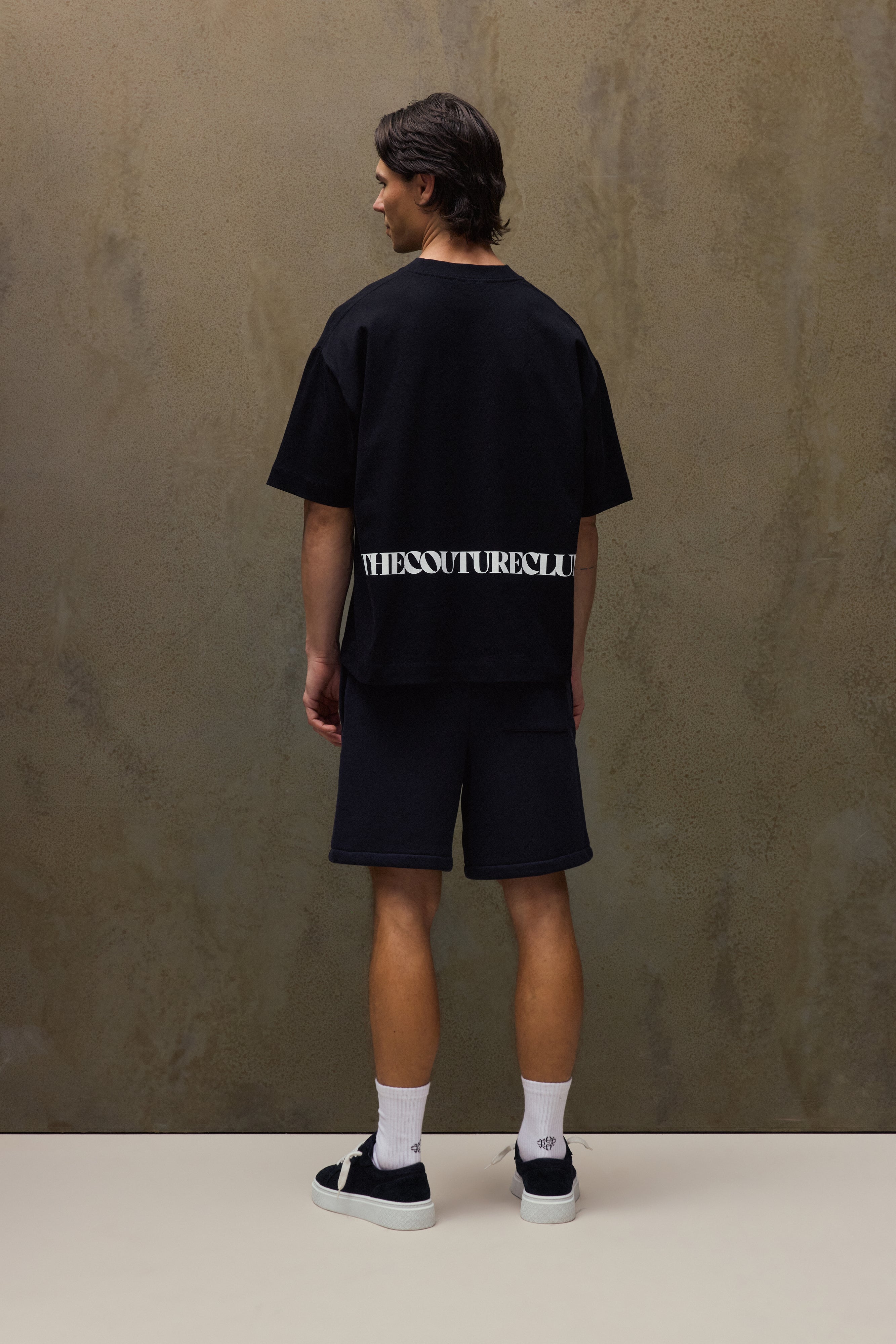 COPYRIGHT GRAPHIC PRINT T-SHIRT - BLACK