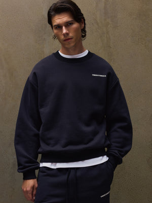 COPYRIGHT RELAXED CREW - BLACK