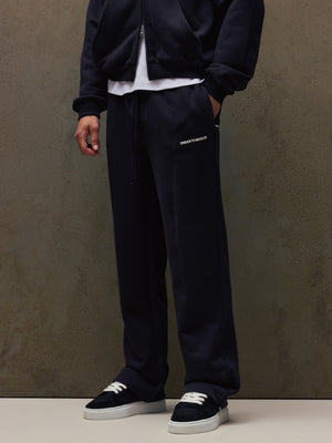 COPYRIGHT STRAIGHT LEG JOGGERS - BLACK