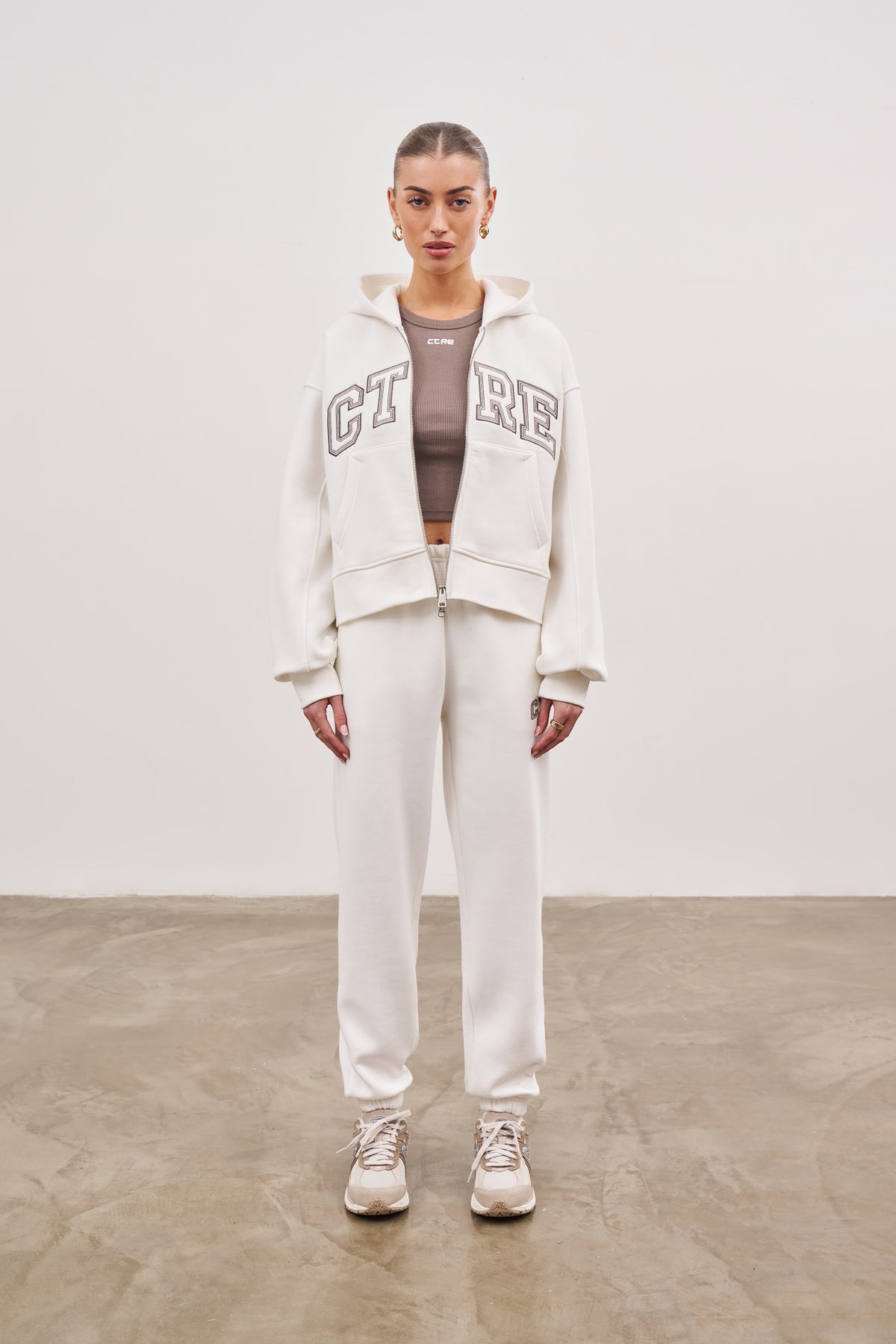 CTRE RELAXED JOGGERS - OFF WHITE