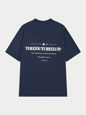 COPYRIGHT MULTI GRAPHIC T-SHIRT - DARK NAVY