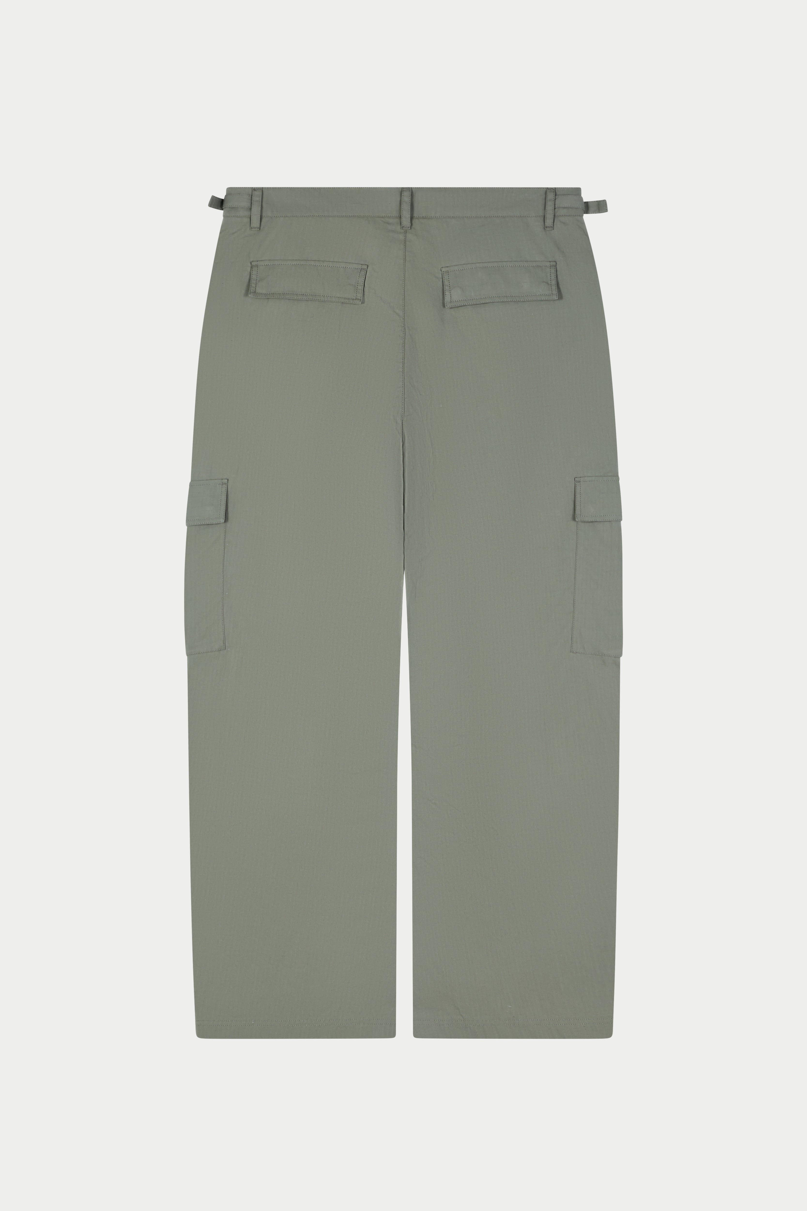 RIPSTOP CARGO TROUSERS - LIGHT KHAKI