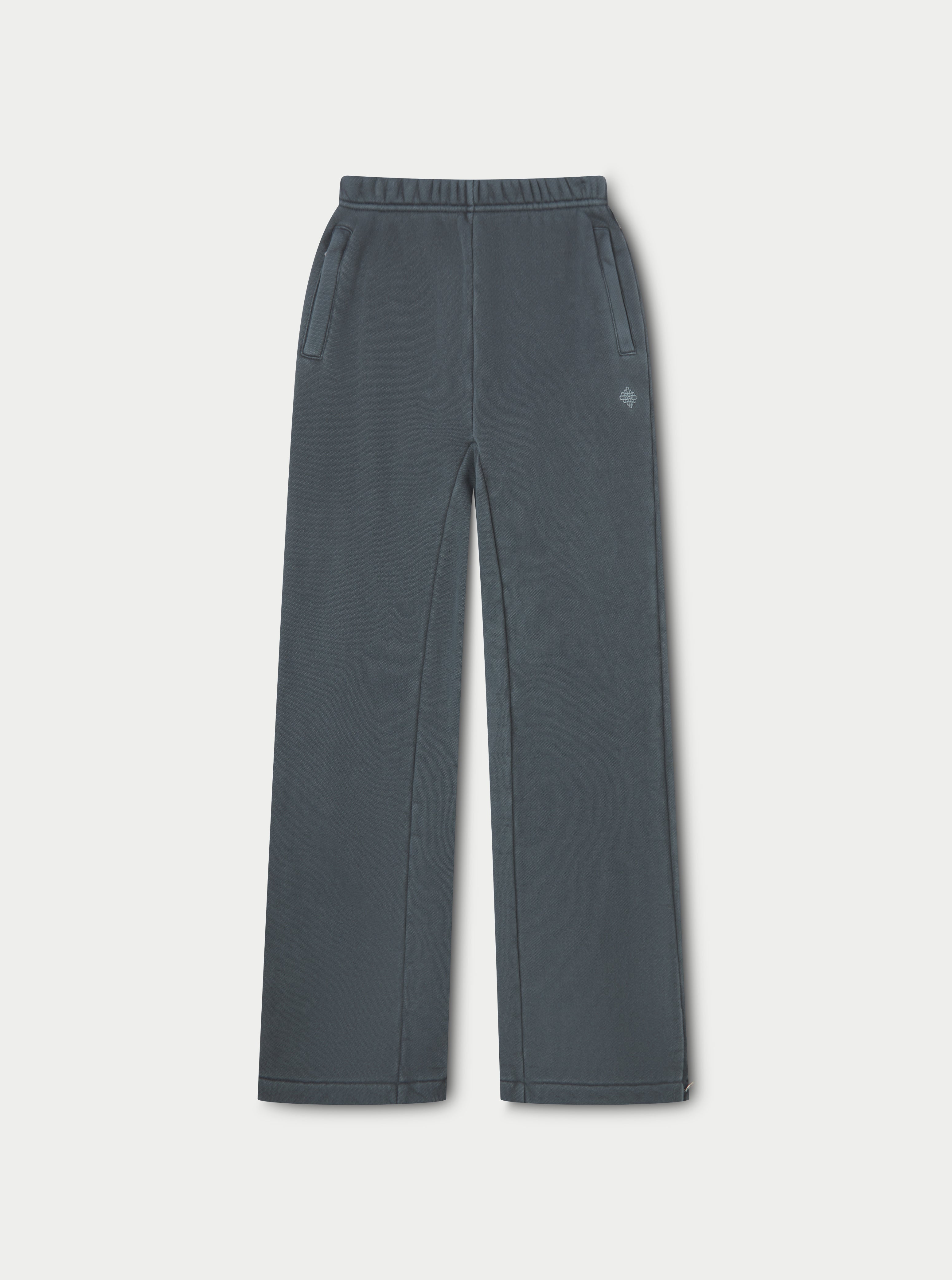 LAUNDERED CLASSICS STRAIGHT LEG JOGGERS - PETROL BLUE