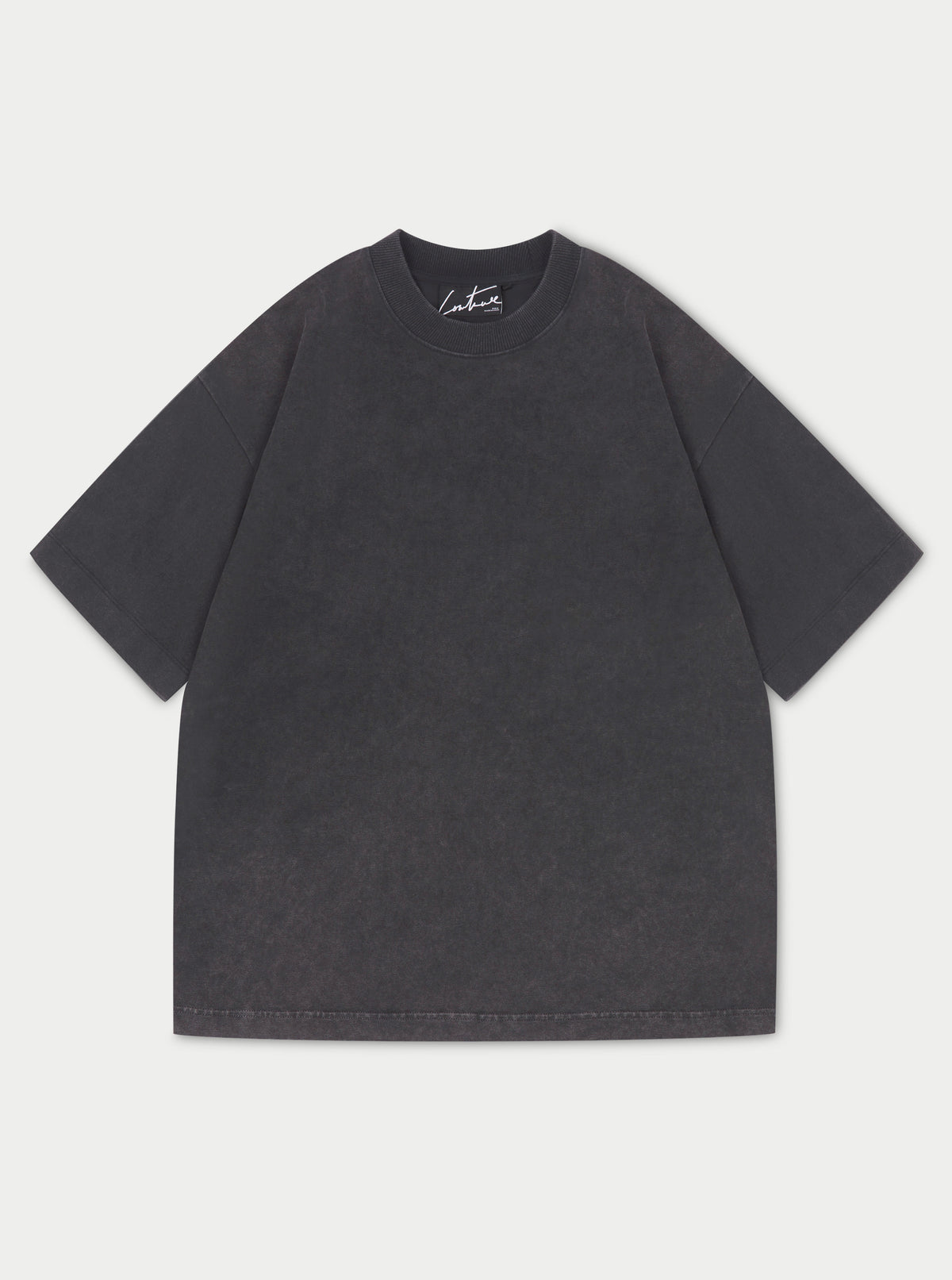 Super Heavyweight Blank T-Shirt - Washed Black
