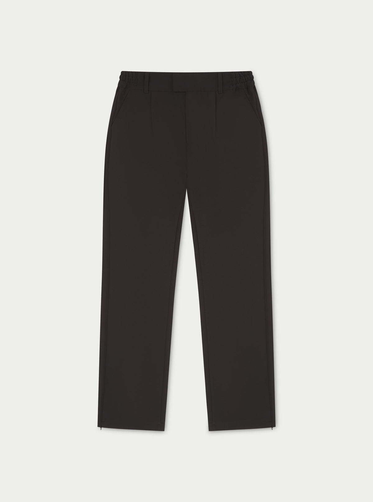 ULTIMATE SPLIT HEM SMART PANT - BLACK