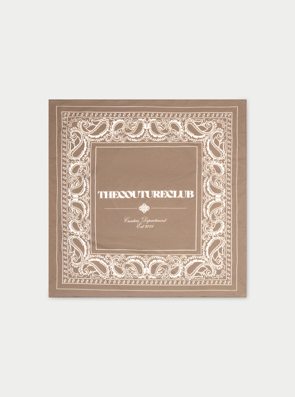 COPYRIGHT PAISLEY BANDANA - BROWN